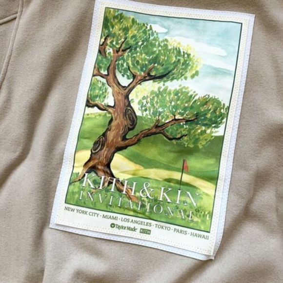 KITH x Taylormade Golf Tour Varsity Jacket - Large Wool Made In Italy Rare - Picture 11 of 12